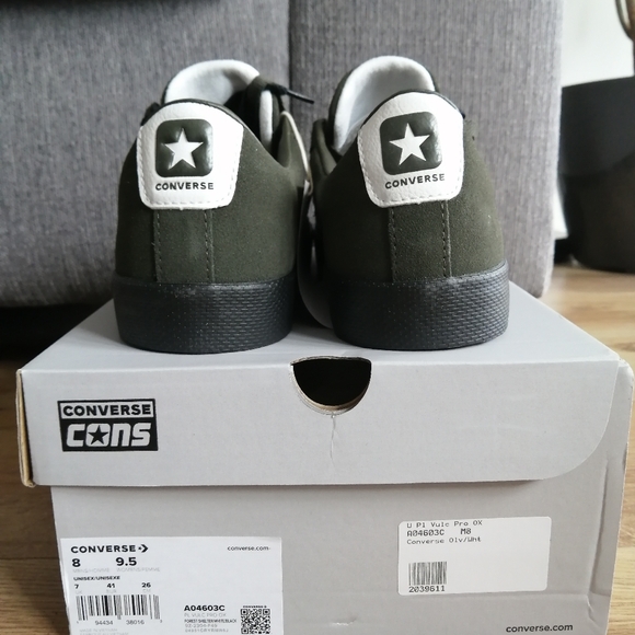Converse Vulc Pro Size 8 Men Olive Green. New With Box. - Picture 4 of 10